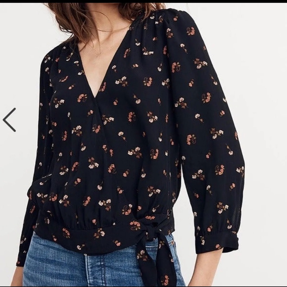 Madewell wrap top